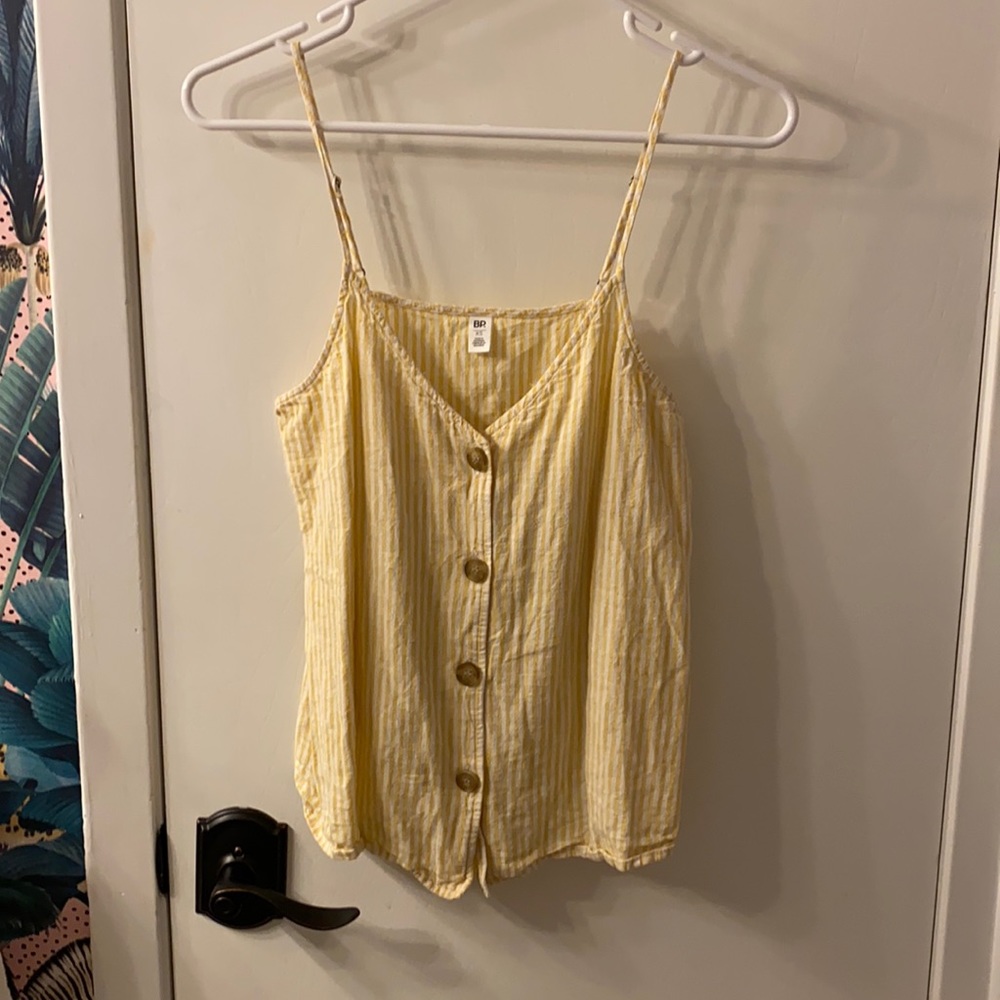 Stripes yellow tank